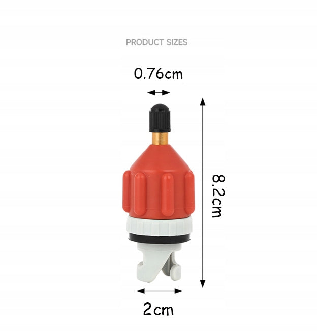 2xAdapter przejściówka do pompowania zaworu deski SUP AV wentyl samochodowy Packaging status original