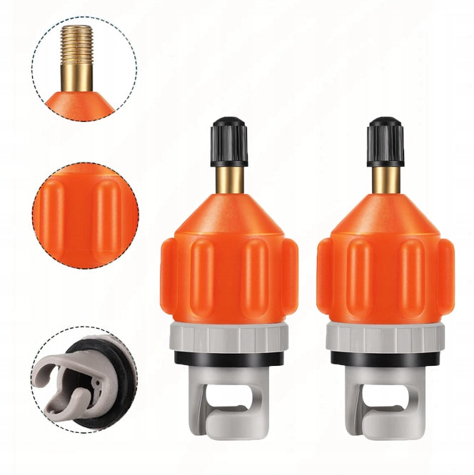 2xAdapter przejściówka do pompowania zaworu deski SUP AV wentyl samochodowy