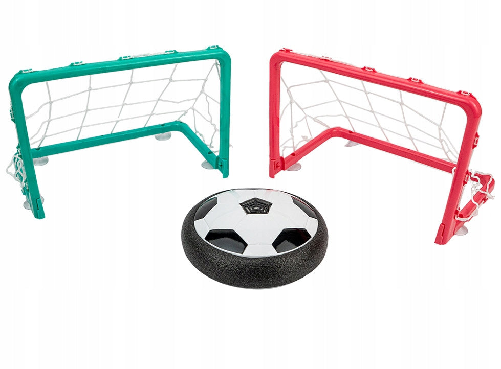 2xFOOTBALL GATE + LEVITATING GAME BALL LIGHTS UP HOME DISC FOR KIDS Manufacturer code 9705
