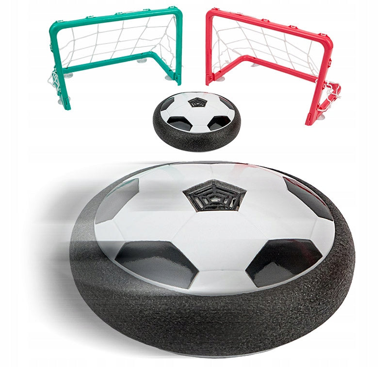 2xFOOTBALL GATE + LEVITATING GAME BALL LIGHTS UP HOME DISC FOR KIDS