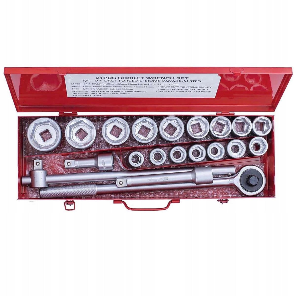 3/4" SOCKET SET DR. 21PCS. CL102921