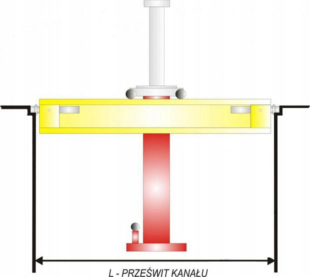 3,5 T PNEUMATIC HYDRAULIC DUCT LIFT Manufacturer code TECHSK4