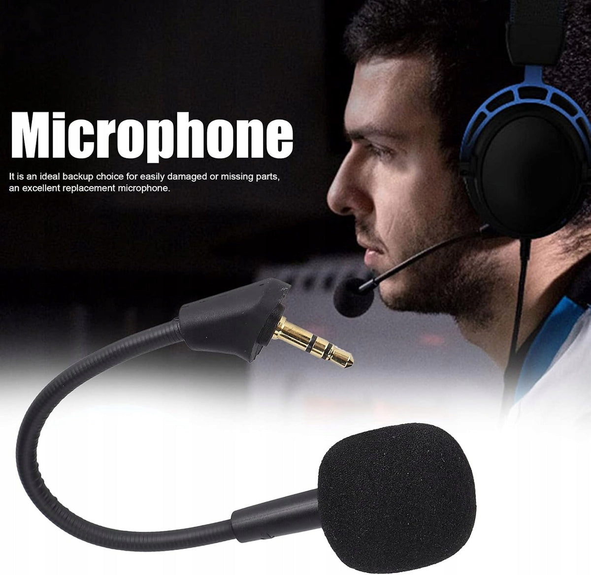 3,5MM REPLACEMENT NOISE CANCELLING MICROPHONE FOR GAMING HEADPHONES Brand no brand
