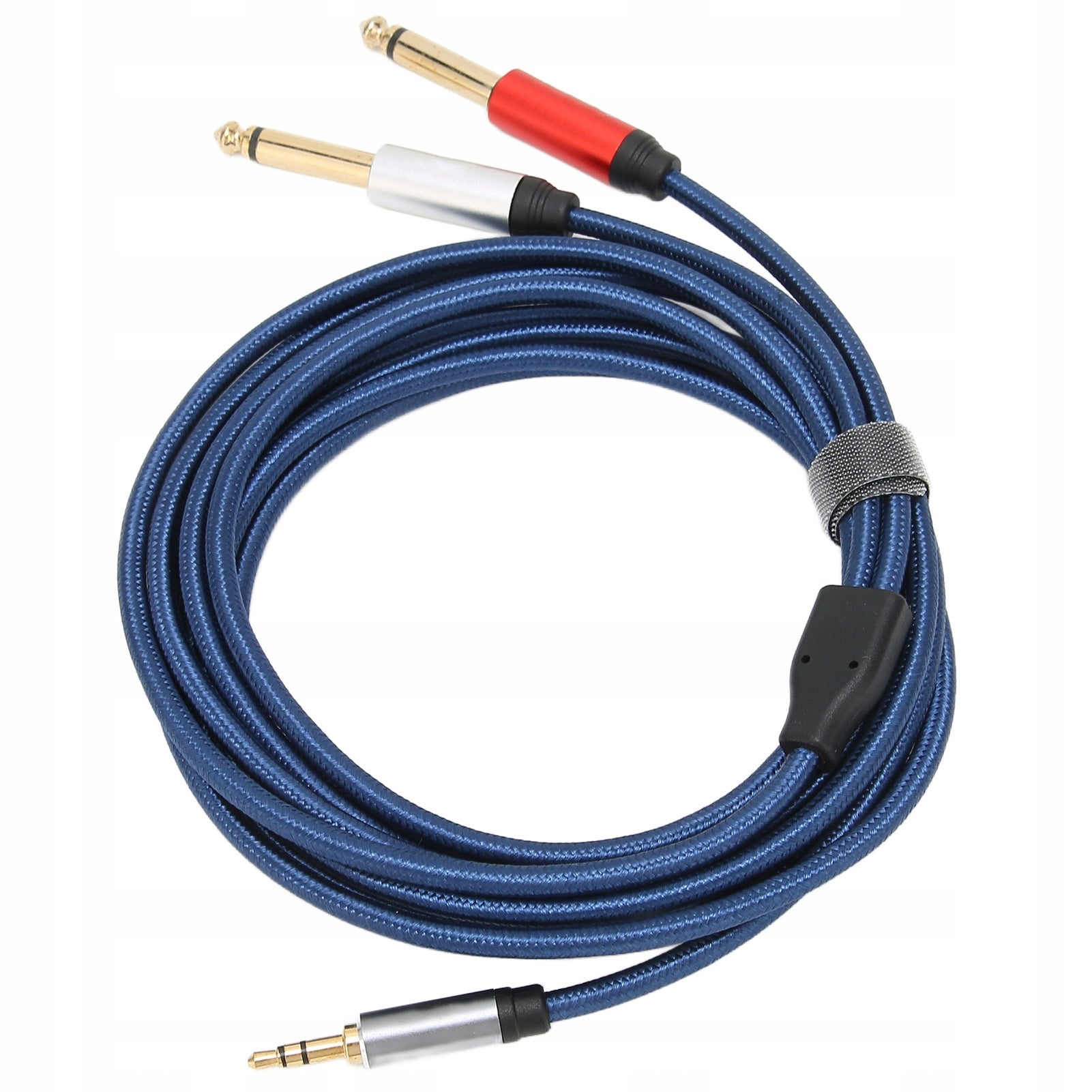 3,5MM STEREO MALE TO DOUBLE 6,35MM MONO MALE QE AUDIO CABLE Manufacturer code AG250806097852