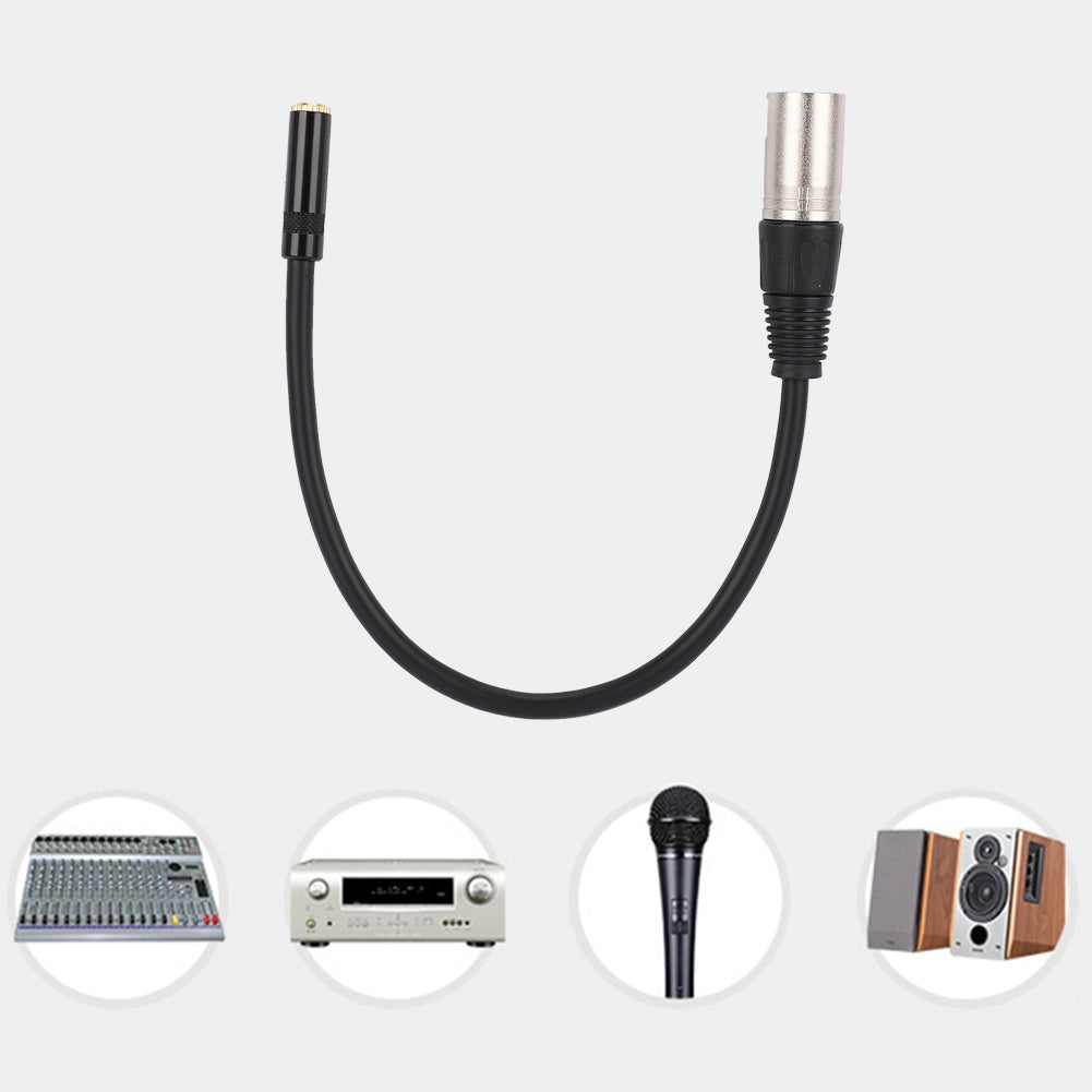3,5mm adapter cable, 3,5mm male to XLR cable, zinc alloy housing for Manufacturer code AG250808020620