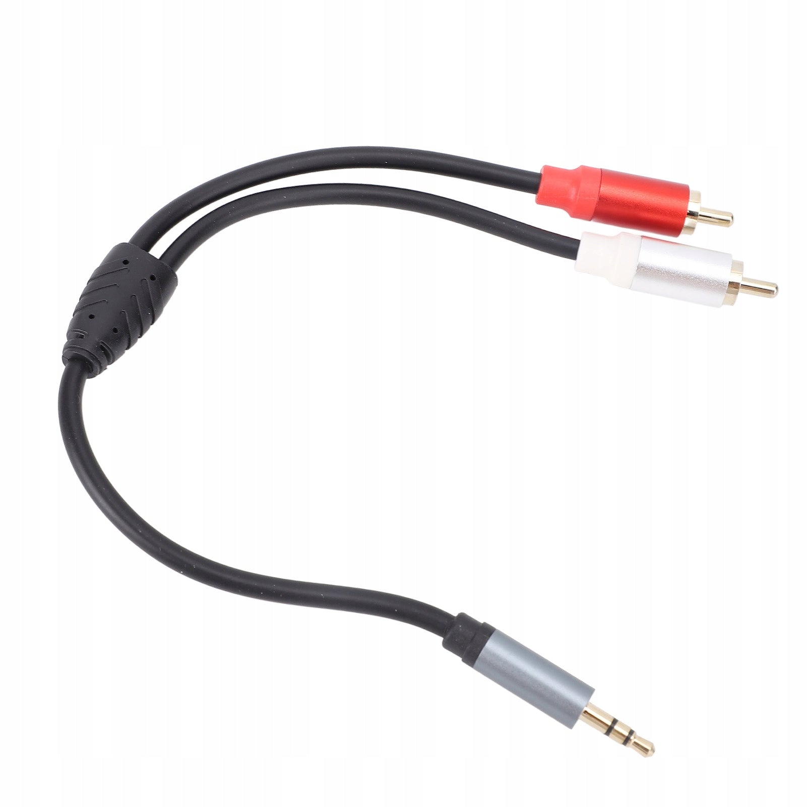 3,5mm to 2 AV Sound Cable 30cm Gold Connector Clear V5 Manufacturer code AG250819073159