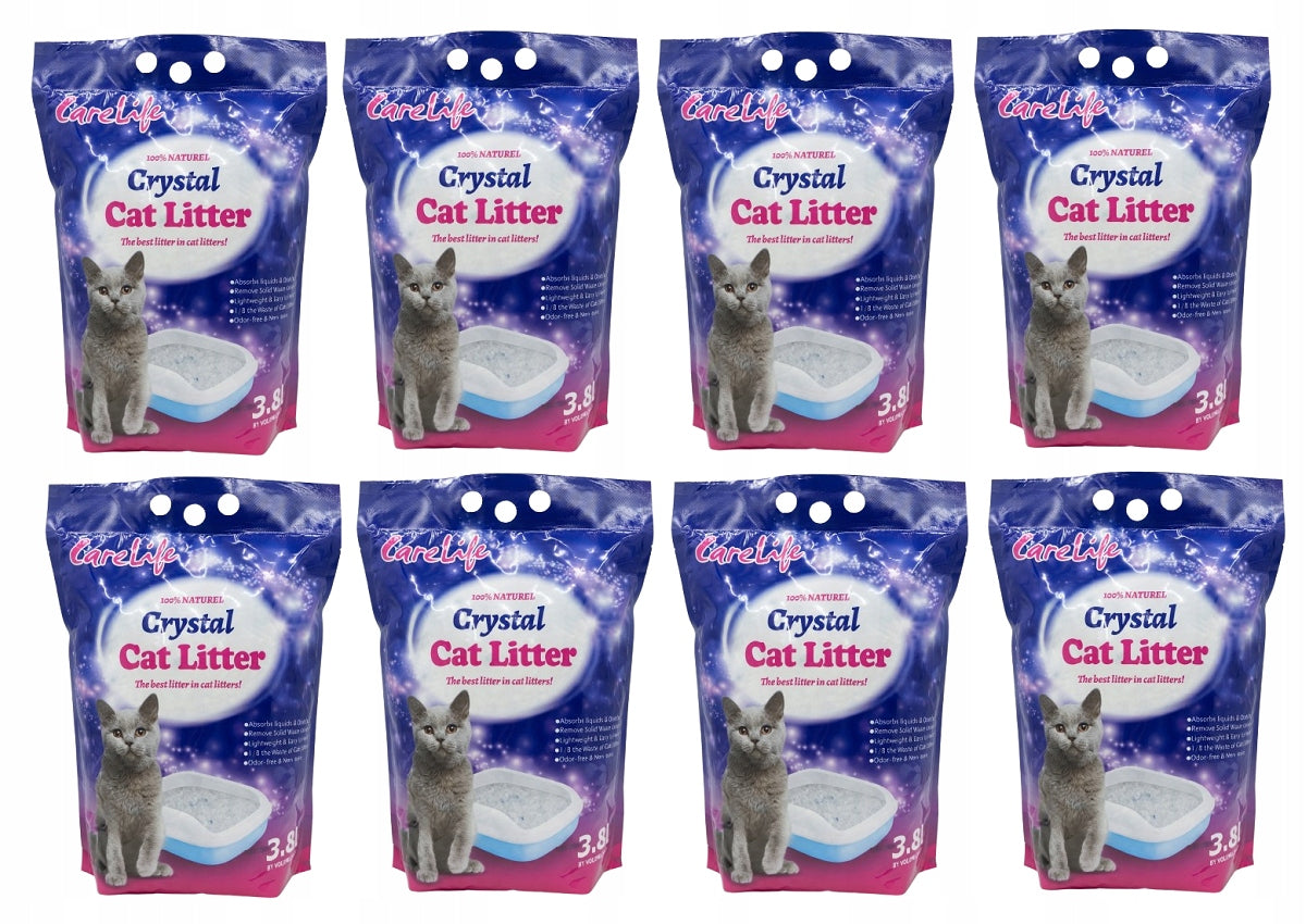 3.8L Silicone Cat Litter Dust Free Unscented Packaging status original
