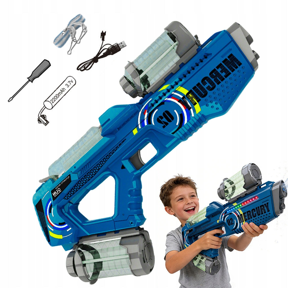 3 BOTTLES ELECTRIC WATER GUN AUTOMATIC FOR POOL GARDEN BEACH