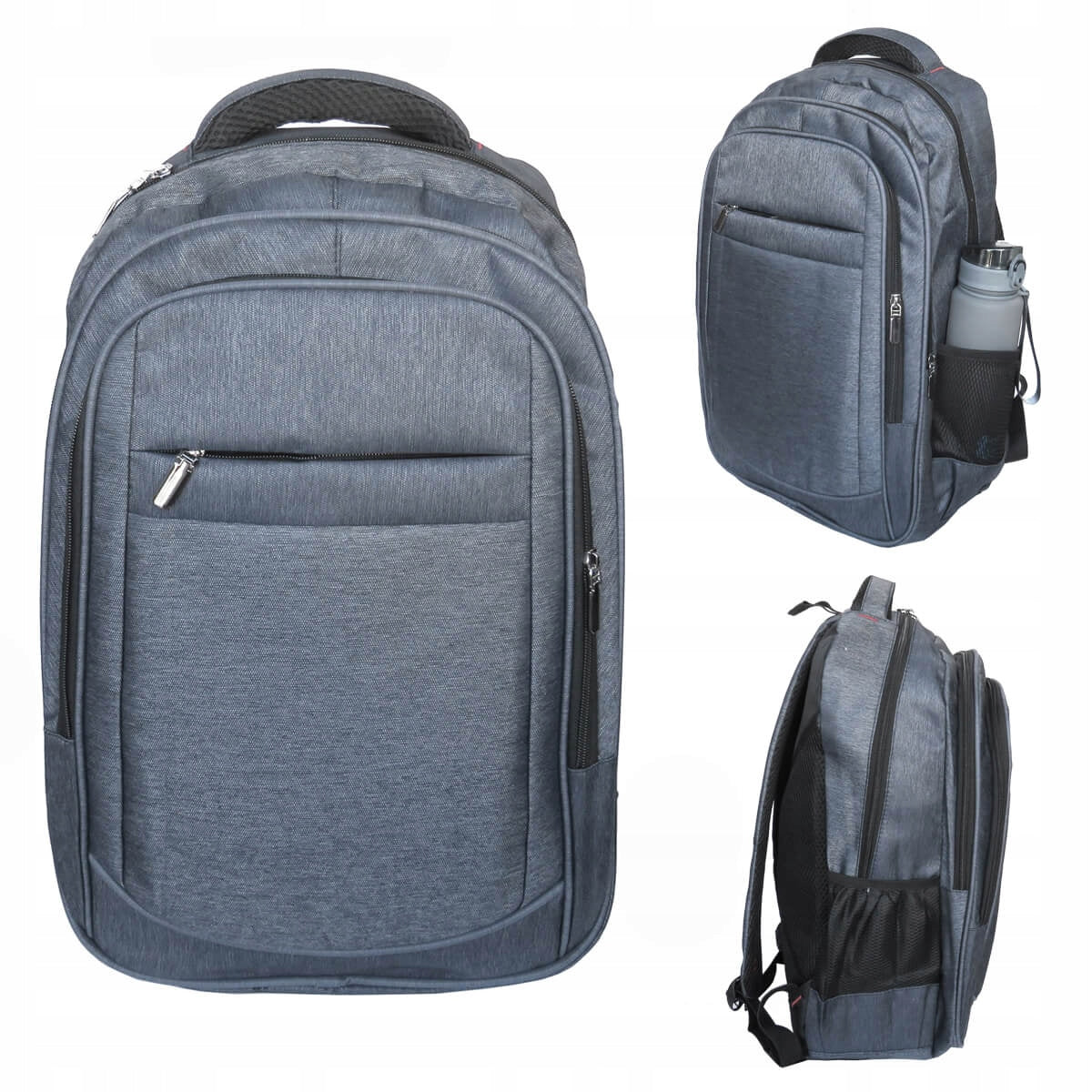 3-CHAMBER BACKPACK YOUTH LIGHT GREY YOUTRENDY