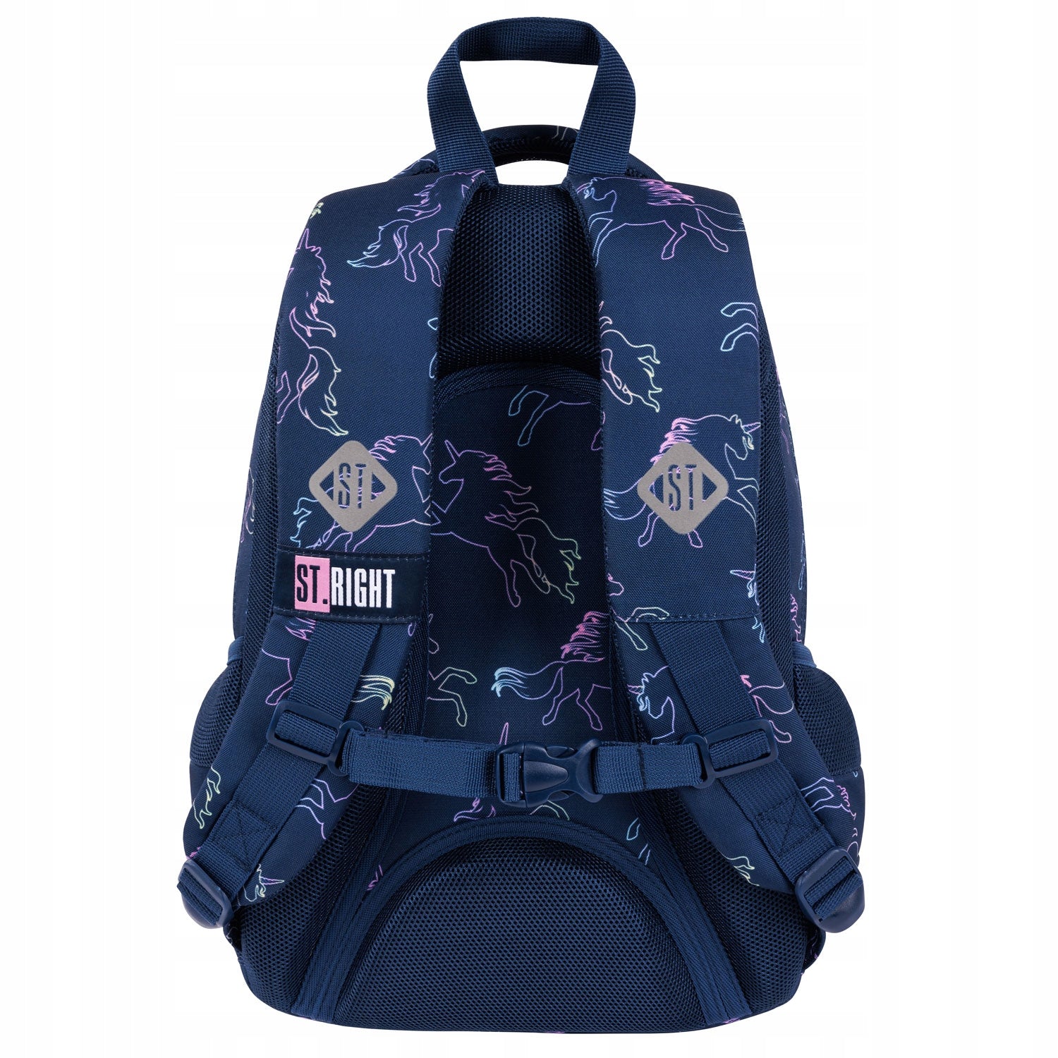3-CHAMBER SCHOOL BACKPACK FOR GIRLS HORSES UNICORNS MAYEWSKI Packaging status original