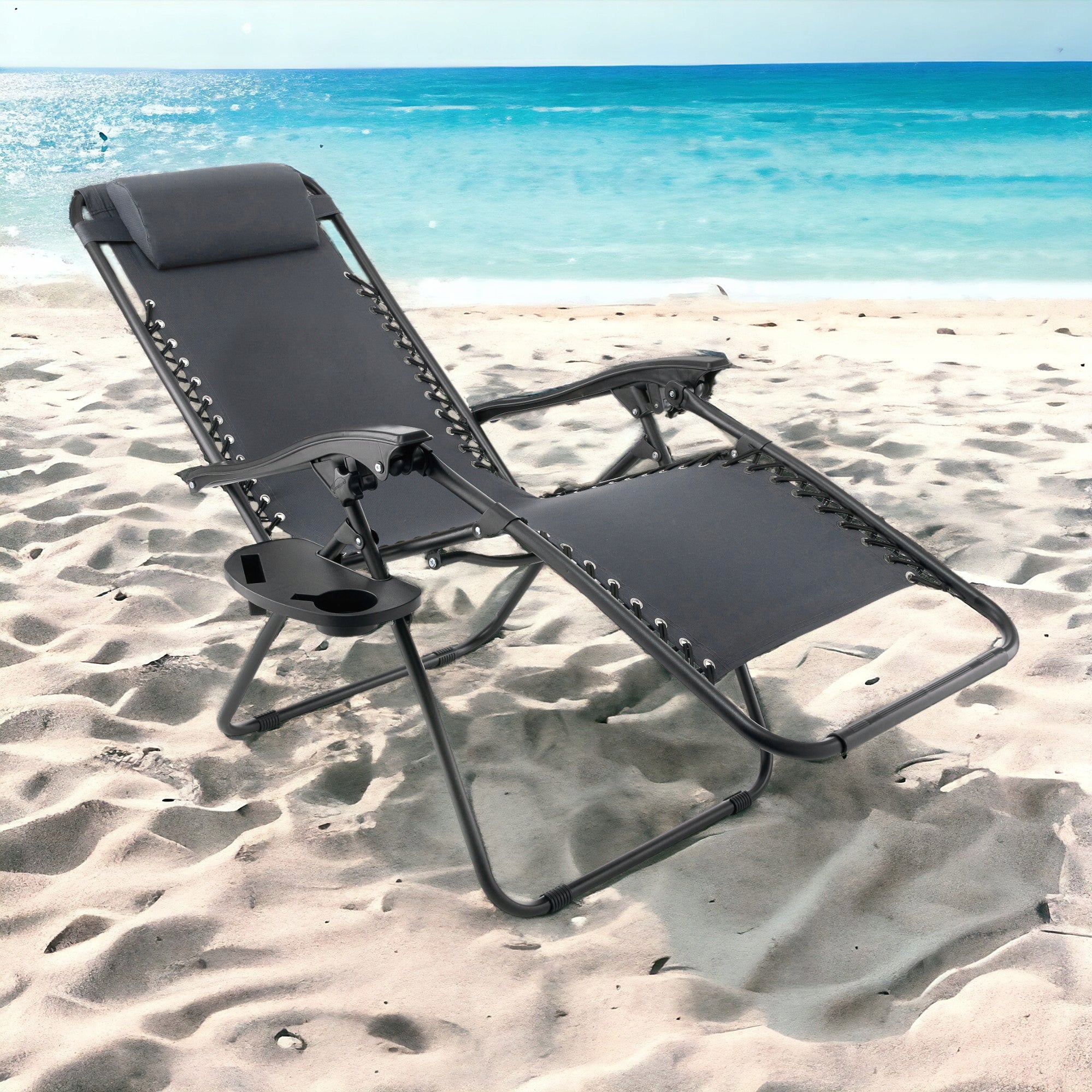 3 DESIGNS BEACH CHAIR GARDEN CHAIR SOPRATO FOLDING 2IN1 Kind sunbed