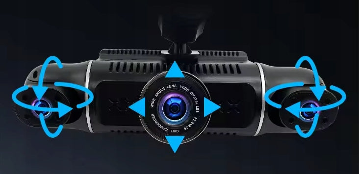 3" FullHD Car Camera 5 Lenses Front+Rear+Side GPS WiFi Brand no brand