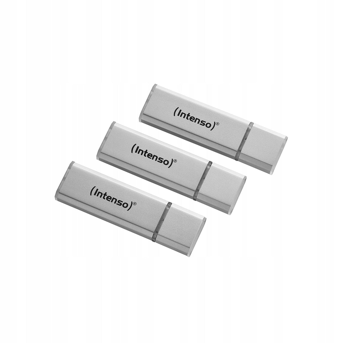 3 INTENSO USB-STICKS ALU LINE SILBER 16