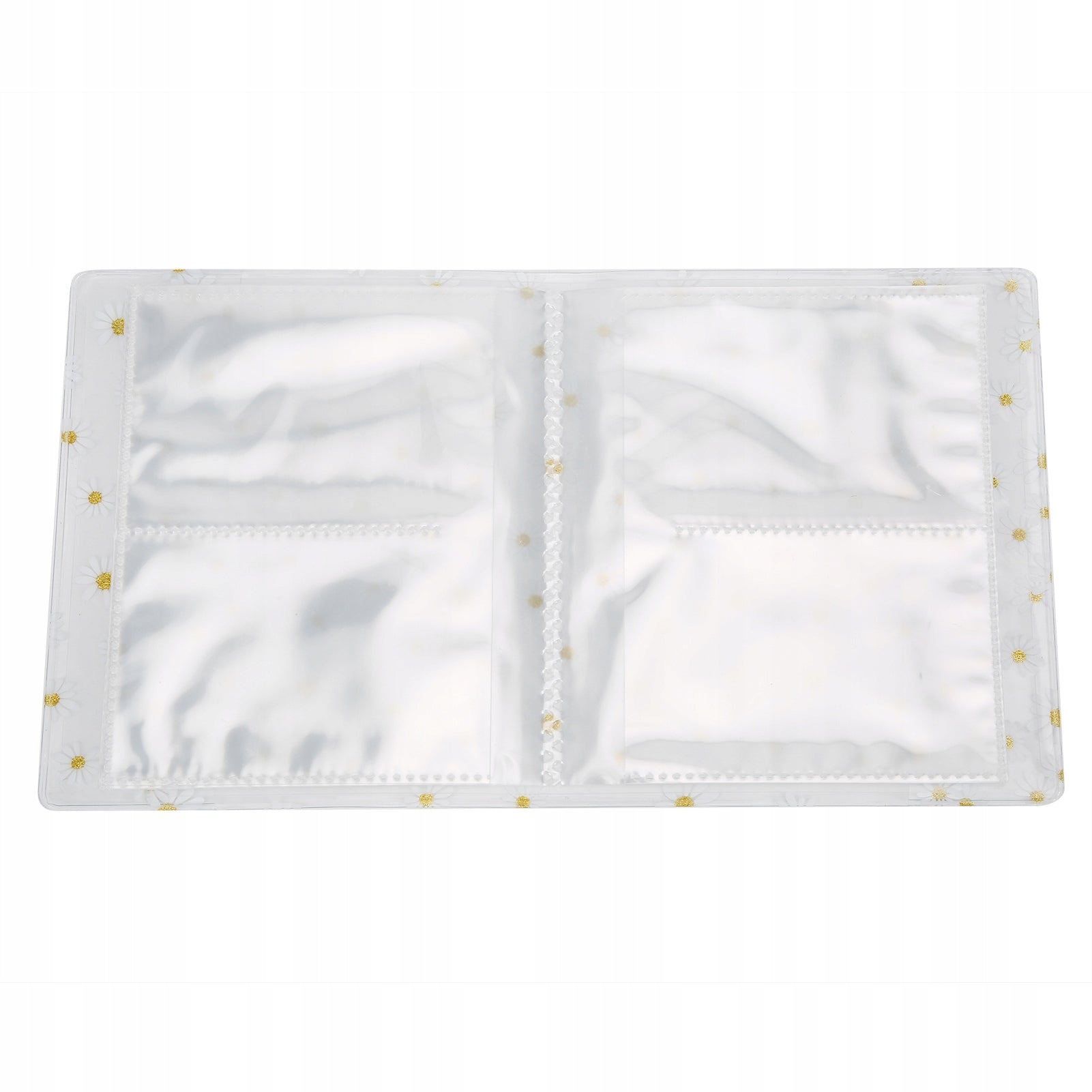 3-Inch 64 Pockets Transparent PVC Daisy Photo Case M0