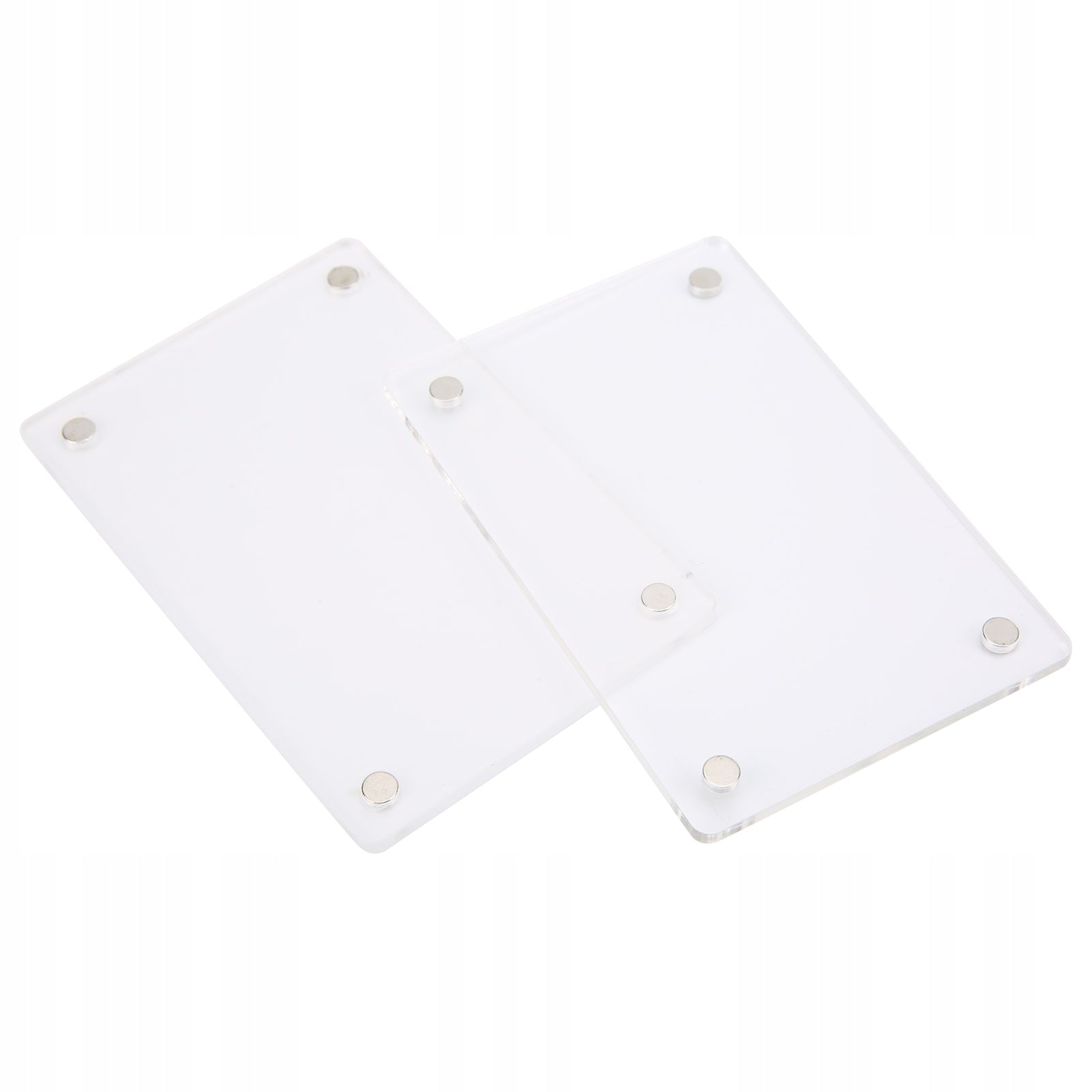 3 Inch Magnetic Acrylic Clear Photo Frame Sticker JS