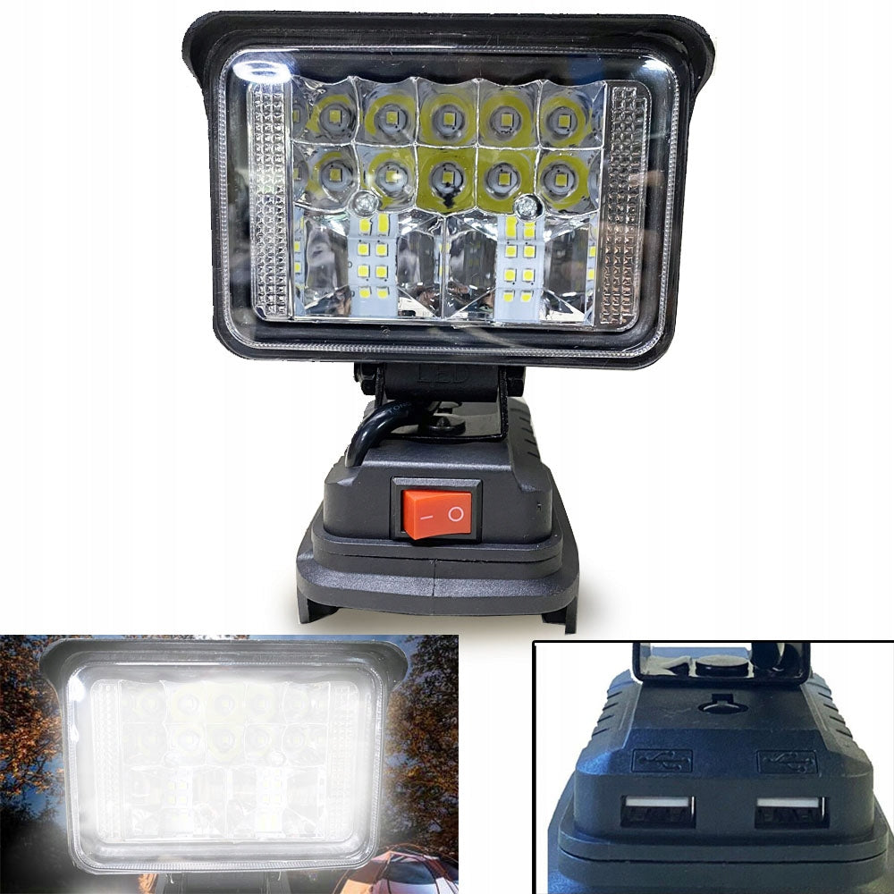 3" MAKITA 18V WORKING LED LAMP FOR 27W 18xLED BATTERY