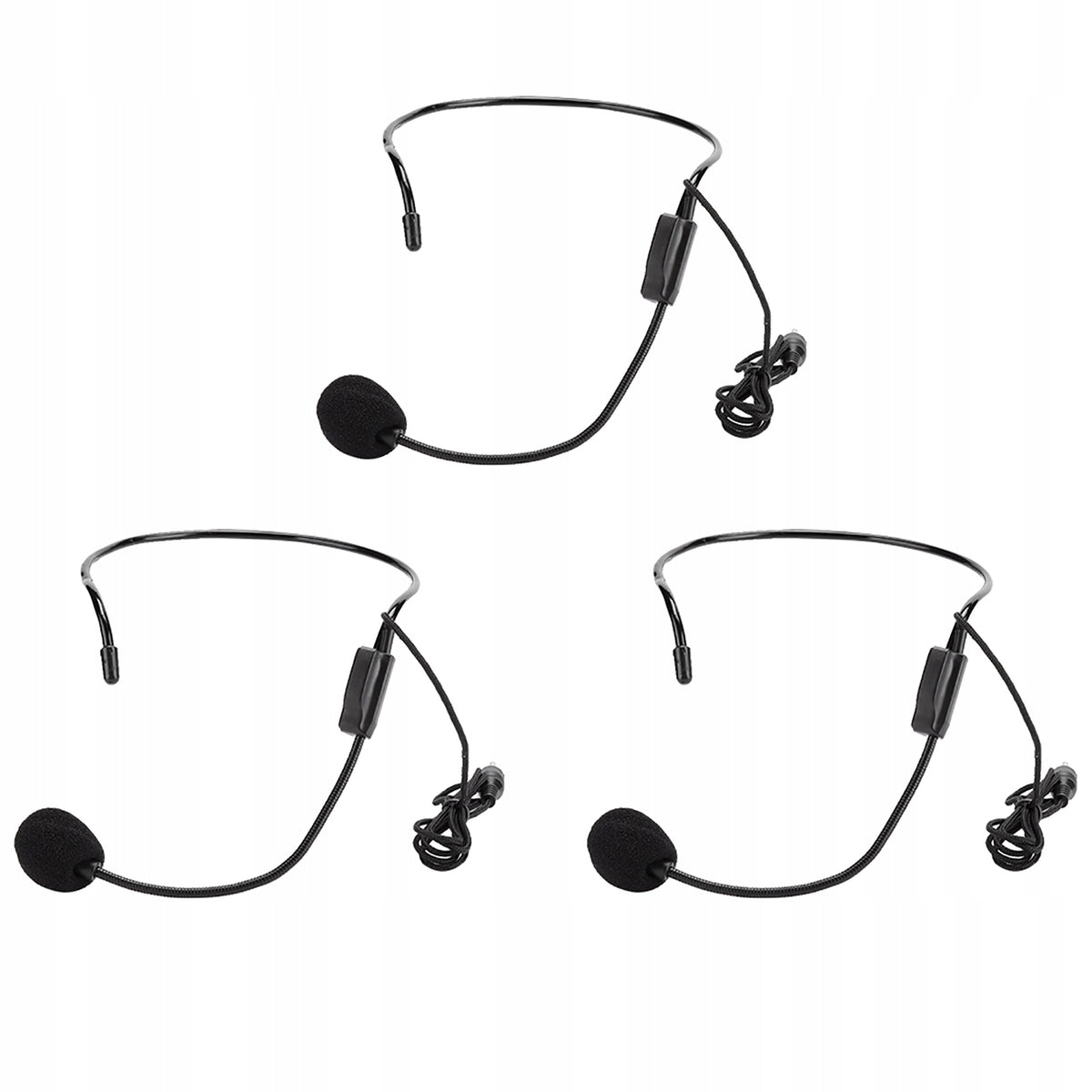 3 PACK VOICE AMPLIFIER WIRED MICROPHONE Packaging status original