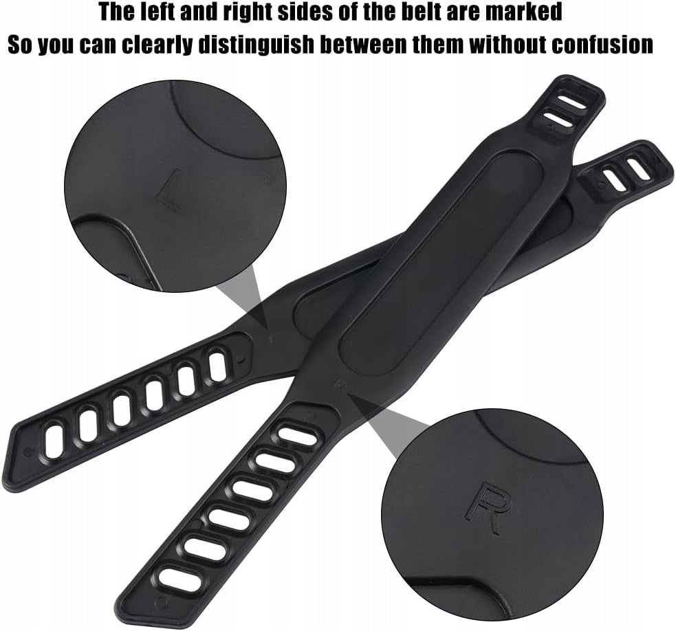 3 PAIRS OF RUBBER STRAPS FOR PEDALS UNIVERSAL EXERCISE BIKE Width 4 mm