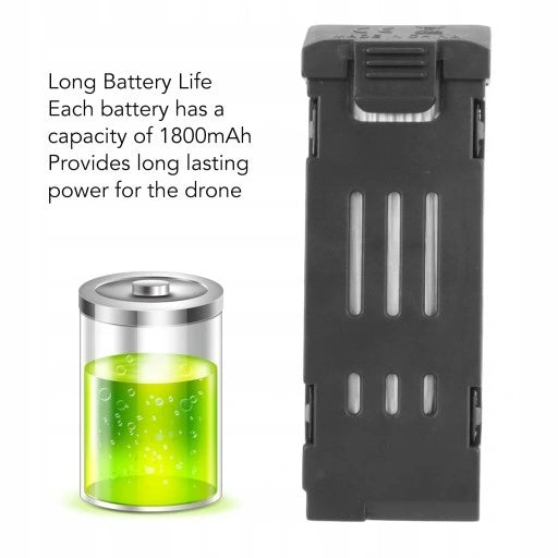 3 PCS BATTERY FOR DRONE E58/E68/JY109/998PRO 1800MAH BATTERY Brand no brand