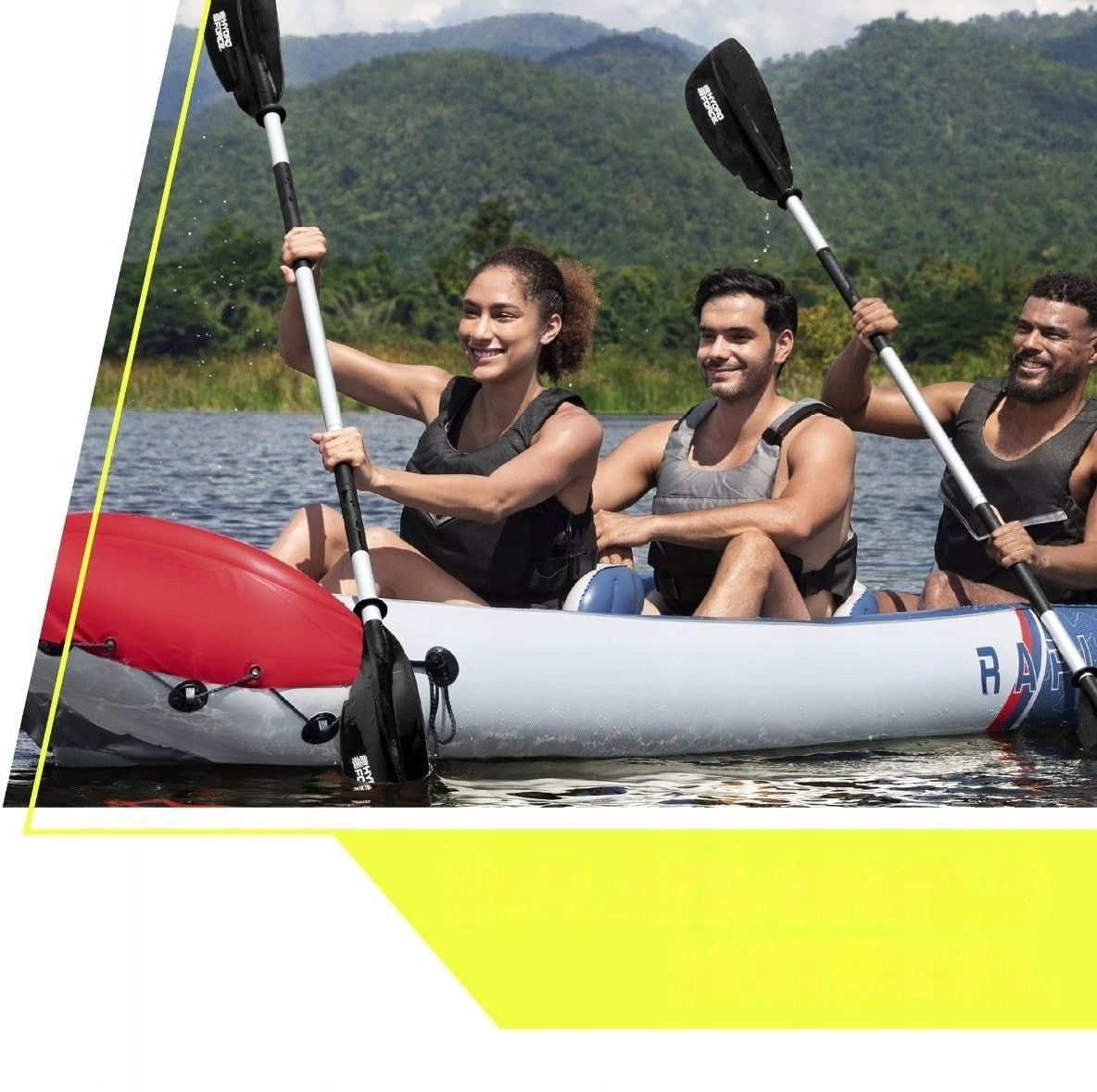 3-PERSON INFLATABLE KAYAK 381 CM WITH PADDLES PUMP AND CARRYING BAG Brand no brand