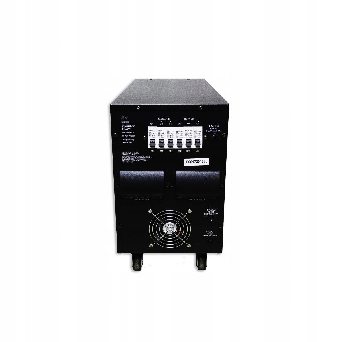 3 PHASE VOLTAGE STABILIZER FOR AIR CONDITIONER HEAT PUMP AVR 10000VA Brand Volt Polska