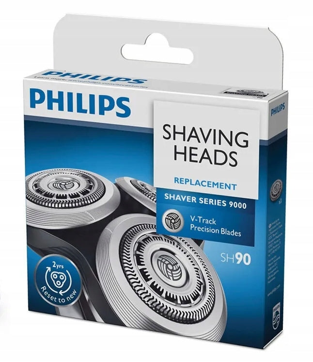 3 PIECES ORIGINAL PHILIPS SH90 SERIES 9000 8000 SHAVER BLADE HEADS