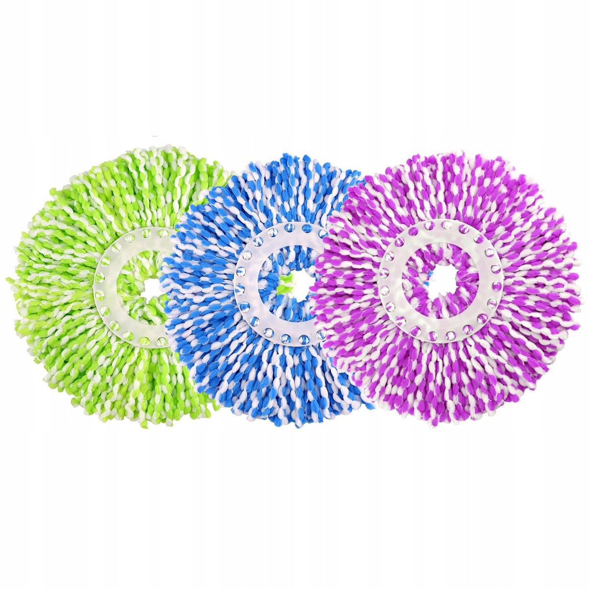 3 Pack Spin Mop Replacement Head for 360° Spin Mop System, Microfiber