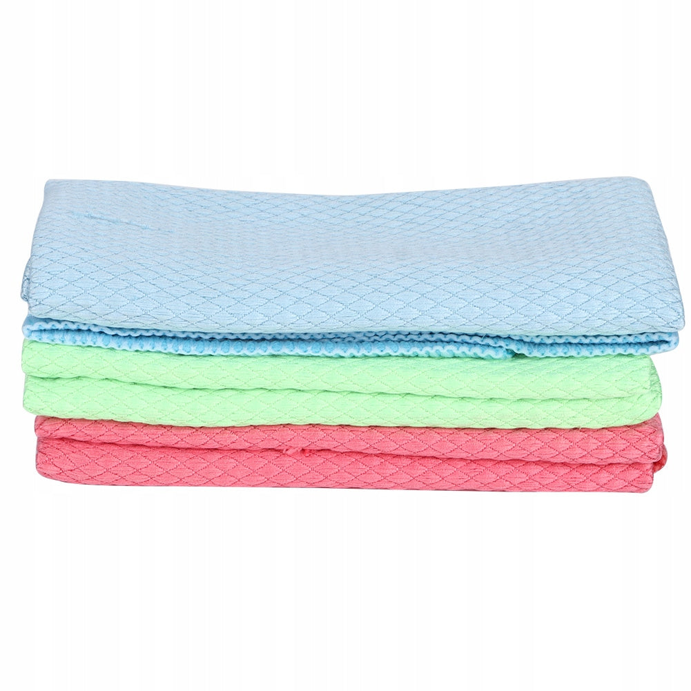 3 Pcs Microfiber Cleaning Towel Dish Cleaning Cloth