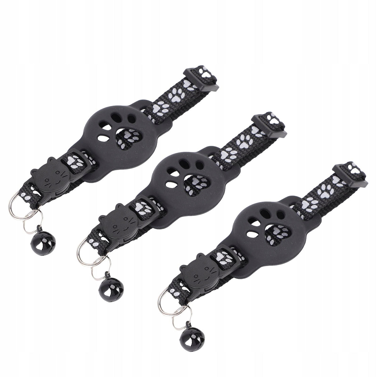 3 Pcs Reflective Cat Collar with Bell to Protect Against I9