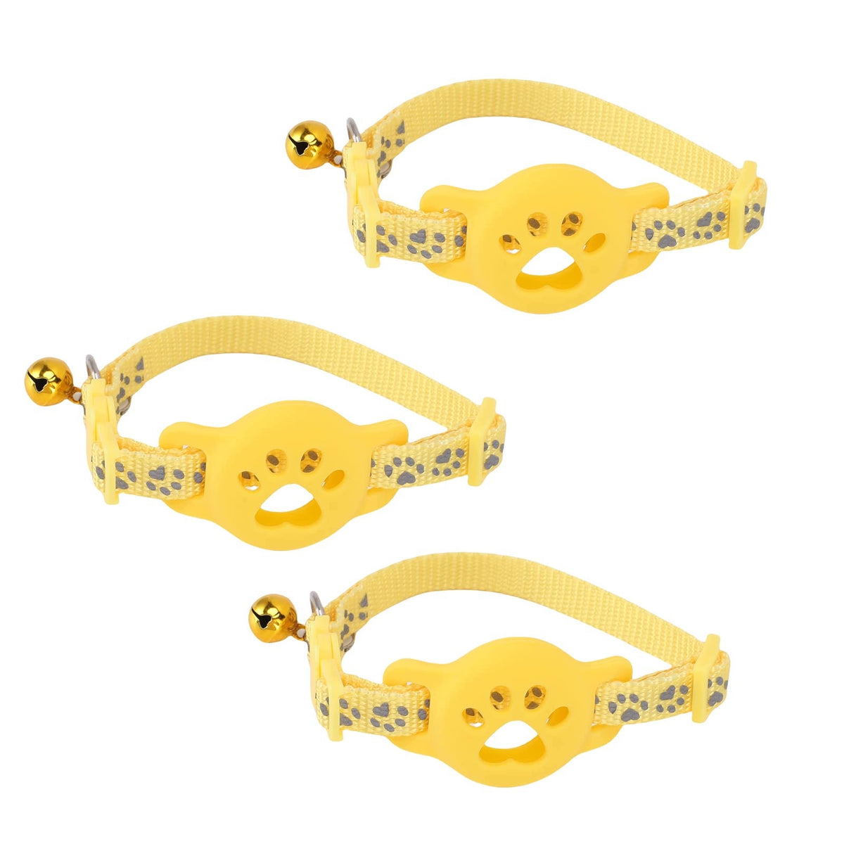 3 Pcs Reflective Cat Collar with NK Protection Bell Brand no brand
