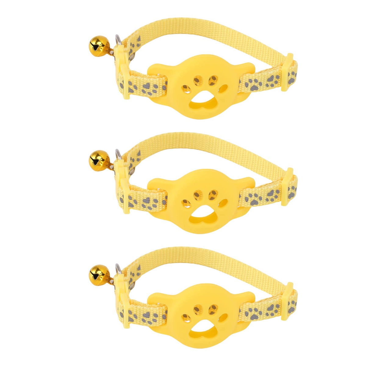 3 Pcs Reflective Cat Collar with NK Protection Bell