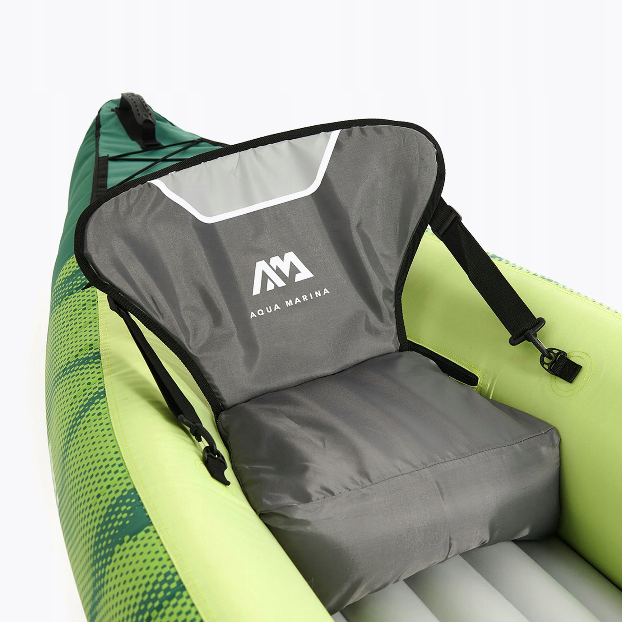 3-Person Pumped Kayak 12'2" Aqua Marina Recreational Canoe Green OS Length 370 cm