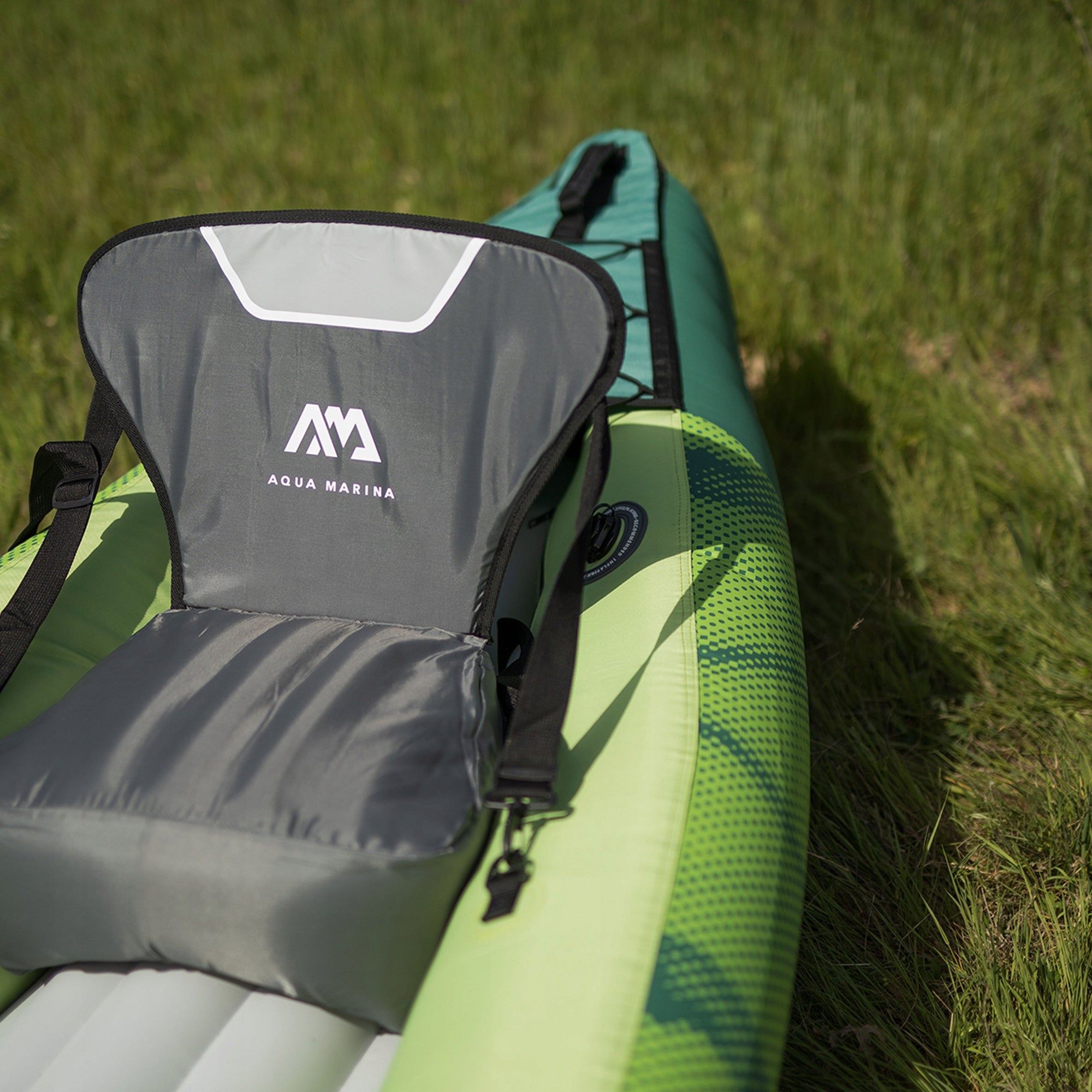 3-Person Pumped Kayak 12'2" Aqua Marina Recreational Canoe Green OS Manufacturer code RI-370