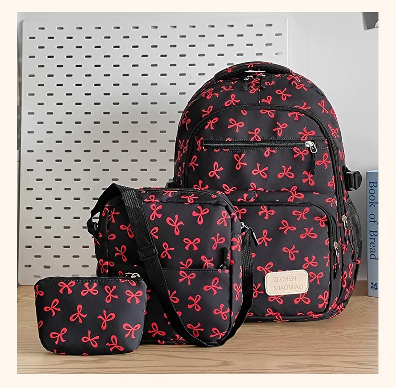 3-Piece School Backpack Set: Purse & Pouch for Brand no brand