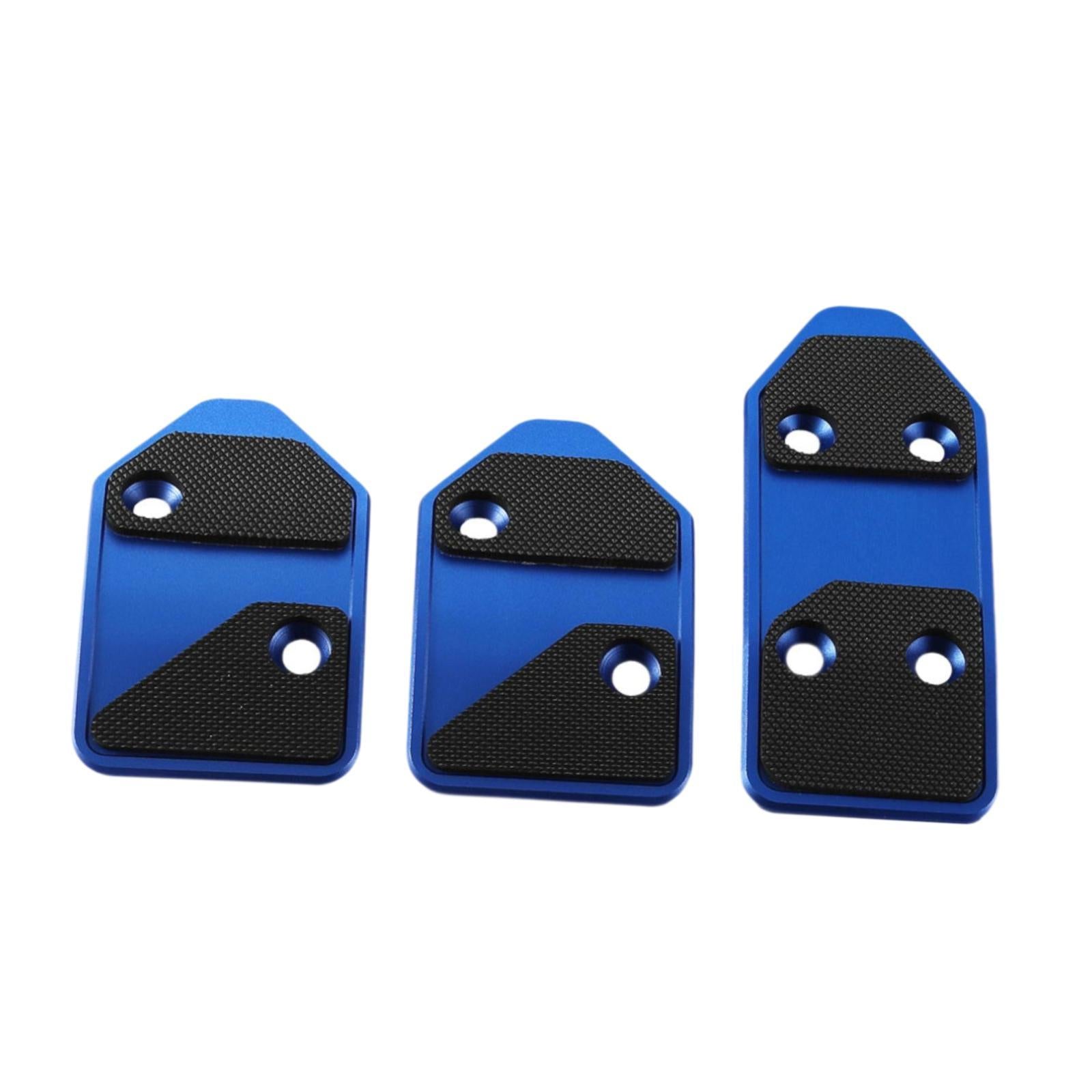 3 Pieces Non Slip Replacement Car Gas Clutch Brake Pedal Cover for Blue Brand no brand