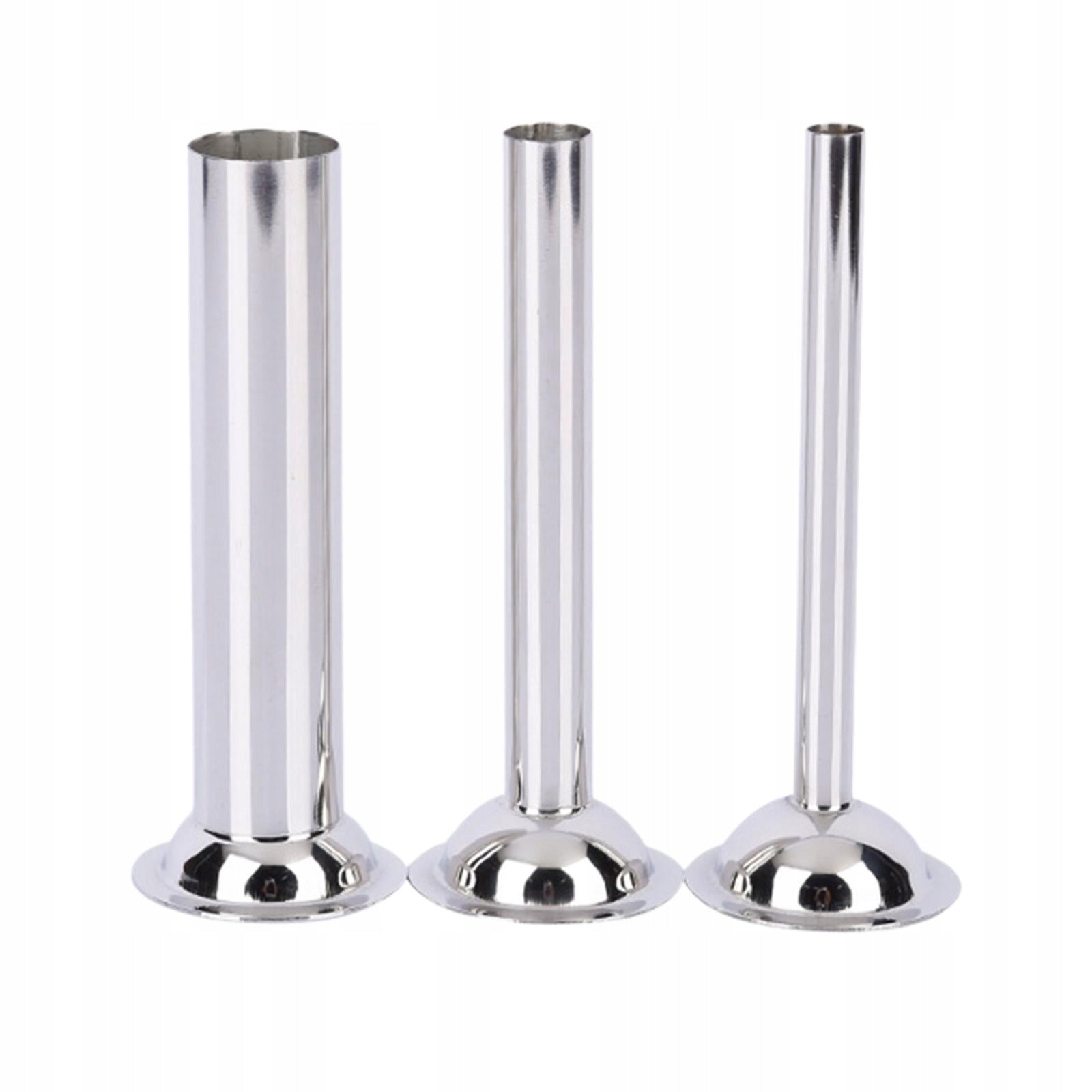 3 Pieces Sausage Stuffer Tubes Filling Funnel Sausage Stuffer Funnels for