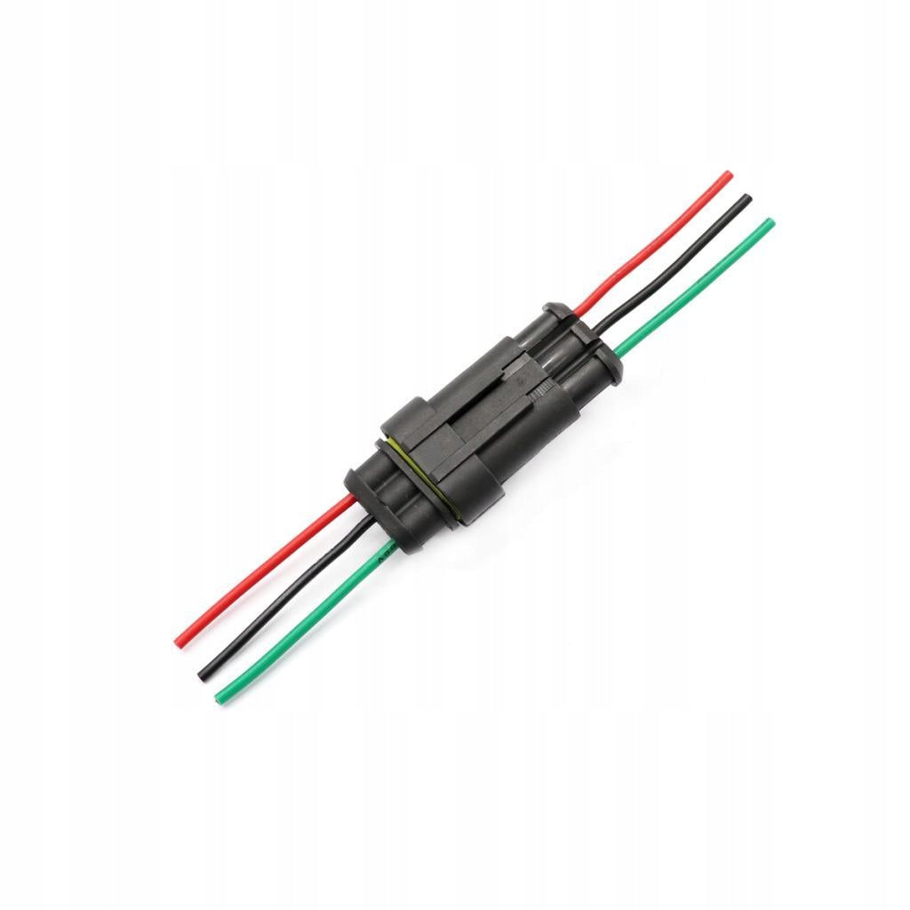 3 Pin Way Car Waterproof Electrical Connector Plug Kind Other