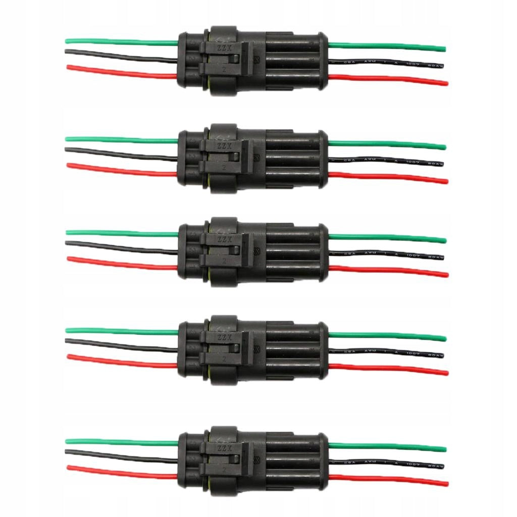 3 Pin Way Car Waterproof Electrical Connector Plug