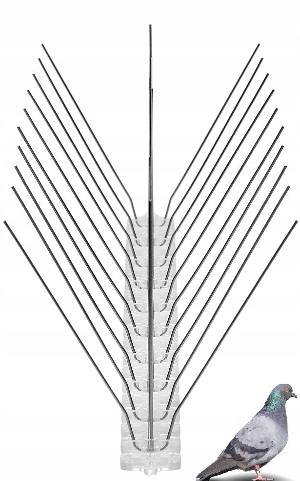 3-ROW SPIKES FOR BIRDS AND PIGEONS 50cm WIDTH OF PROTECTION UP TO 18cm TYPE V