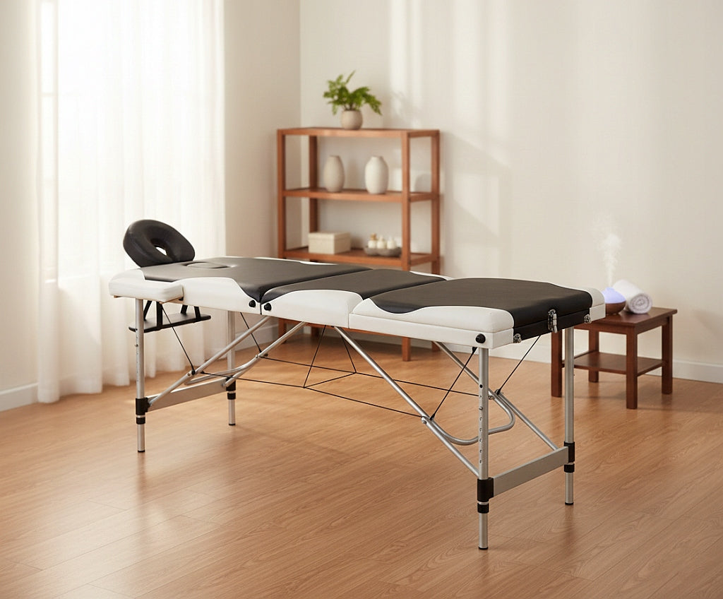 3-Segment Aluminum Massage Bed + COVER Packaging status original