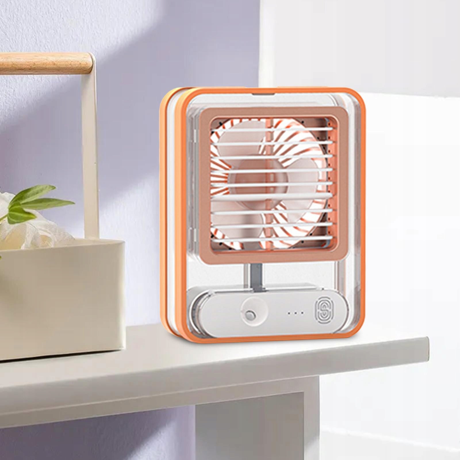 3 Speed Air Conditioner Fan W/ Night Light USB Rechargeable for Yellow Manufacturer code 14972031939