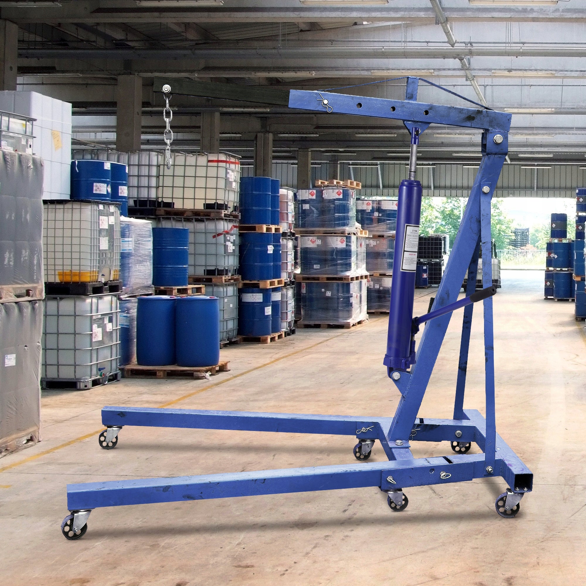 3 Ton Long Ram Hydraulic Bottle Jack with Handle, U-Shaped Base EAN (GTIN) 6955708180995