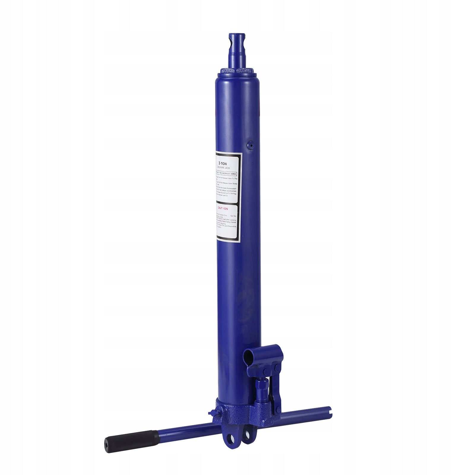 3 Ton Long Ram Hydraulic Bottle Jack with Handle, U-Shaped Base