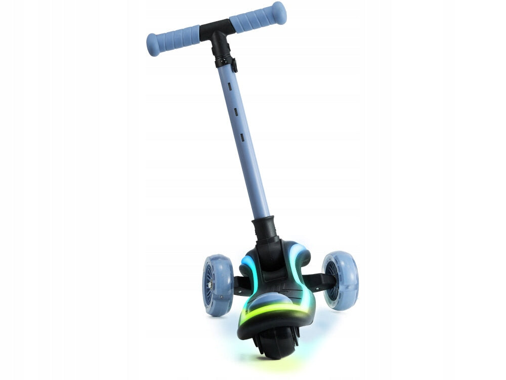 3-WHEEL Scooter for Kids KINDERKRAFT Raket Blue Additional features lighting foldable