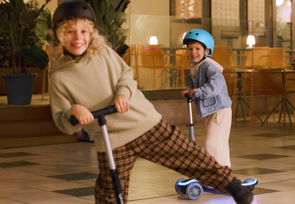 3-WHEEL Scooter for Kids KINDERKRAFT Raket Blue Bearing class ABEC-7