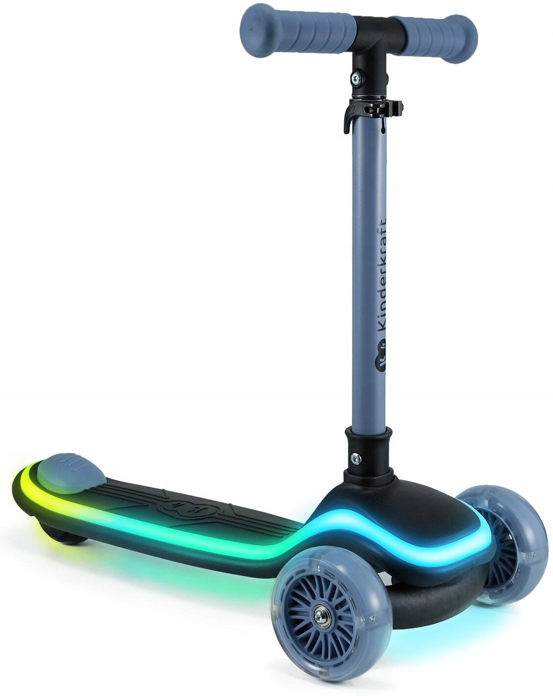 3-WHEEL Scooter for Kids KINDERKRAFT Raket Blue Brake yes