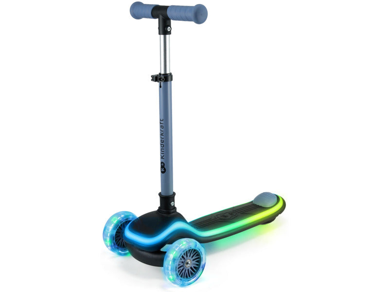3-WHEEL Scooter for Kids KINDERKRAFT Raket Blue