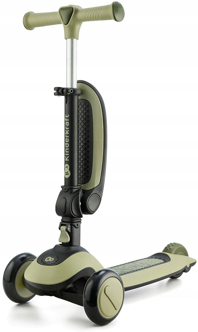 3-Wheel Scooter for Kids KINDERKRAFT Halley Green Brand Kinderkraft