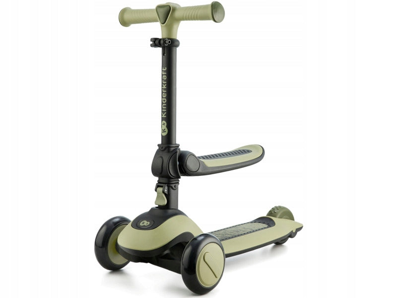 3-Wheel Scooter for Kids KINDERKRAFT Halley Green