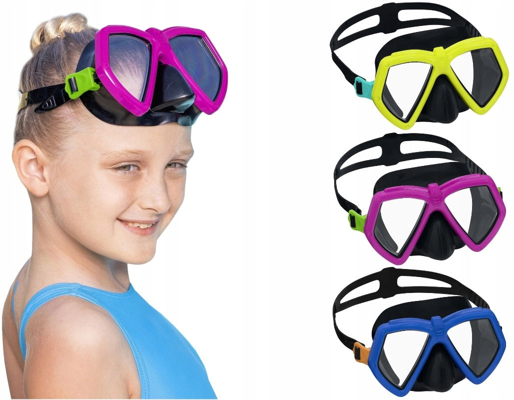 3 colors diving mask glasses Bestway 7+ 22040